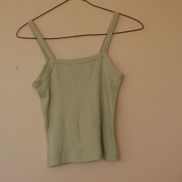 y2k psd  sage green tank - Picture 3 of 3